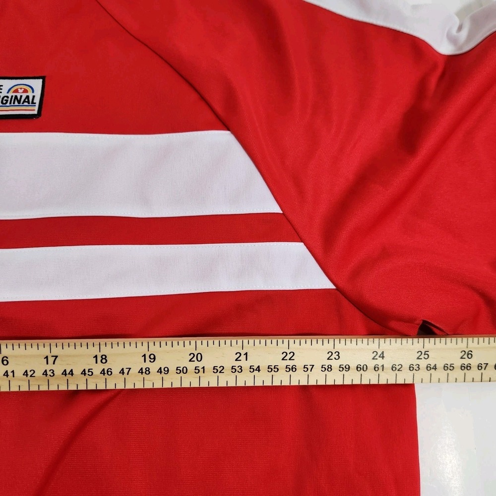 Disney Mickey Mouse 1928 Burbank CA Track Jacket Sz XL Red Full Zip Embroidered - Picture 14 of 14